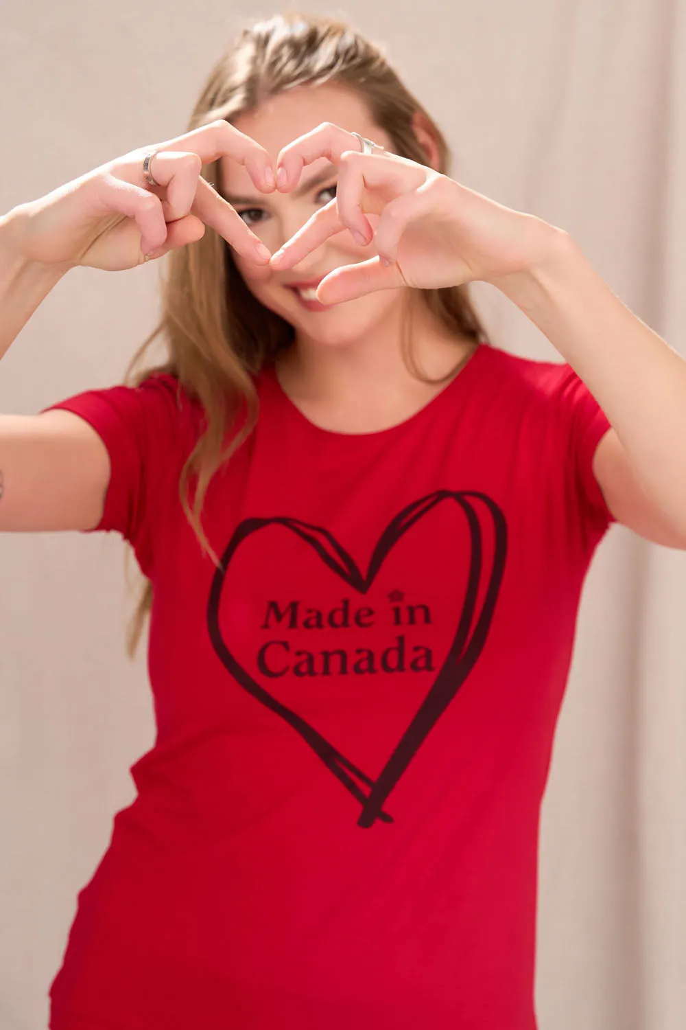MADE IN CANADA Bamboo T-Shirt sold by Anne Mulaire product image thumbnail 2