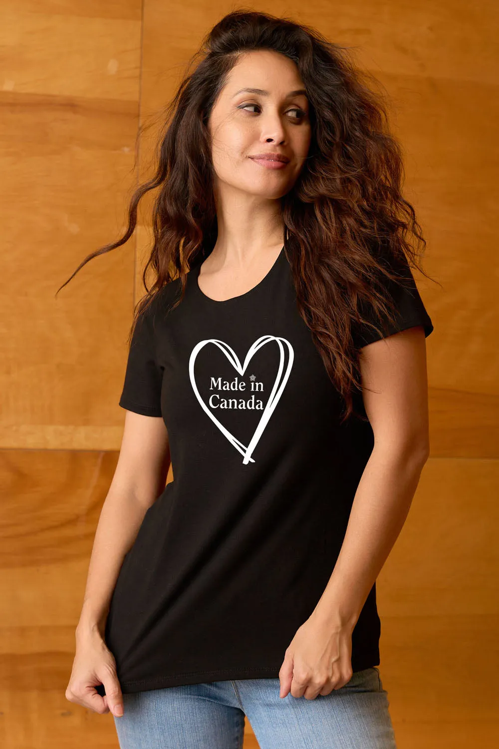 MADE IN CANADA Bamboo T-Shirt sold by Anne Mulaire product image thumbnail 3