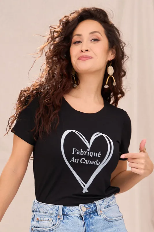 MADE IN CANADA Bamboo T-Shirt sold by Anne Mulaire