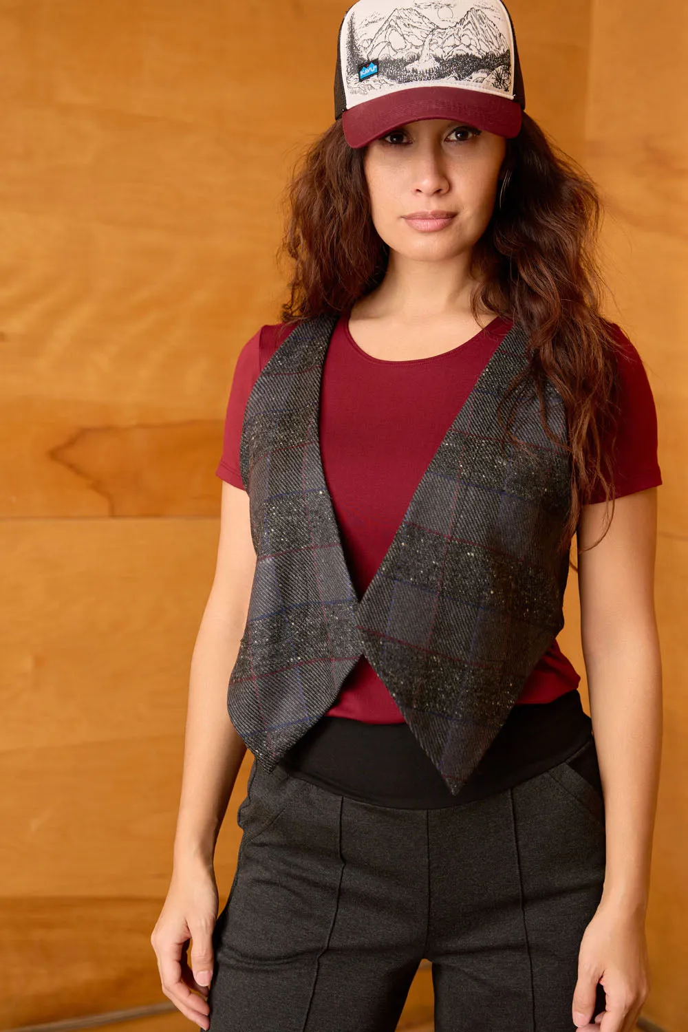 GATHERER Vest - dark grey sold by Anne Mulaire product image thumbnail 5