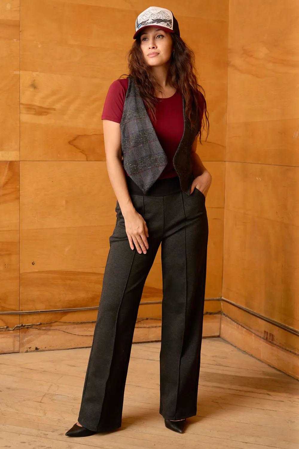 GATHERER Vest - dark grey sold by Anne Mulaire product image thumbnail 2