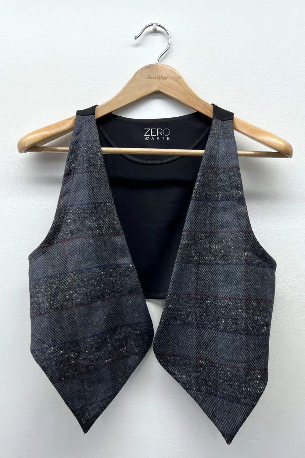 GATHERER Vest - dark grey sold by Anne Mulaire product image thumbnail 3