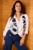 ZW GATHER Vest - navy sold by Anne Mulaire
