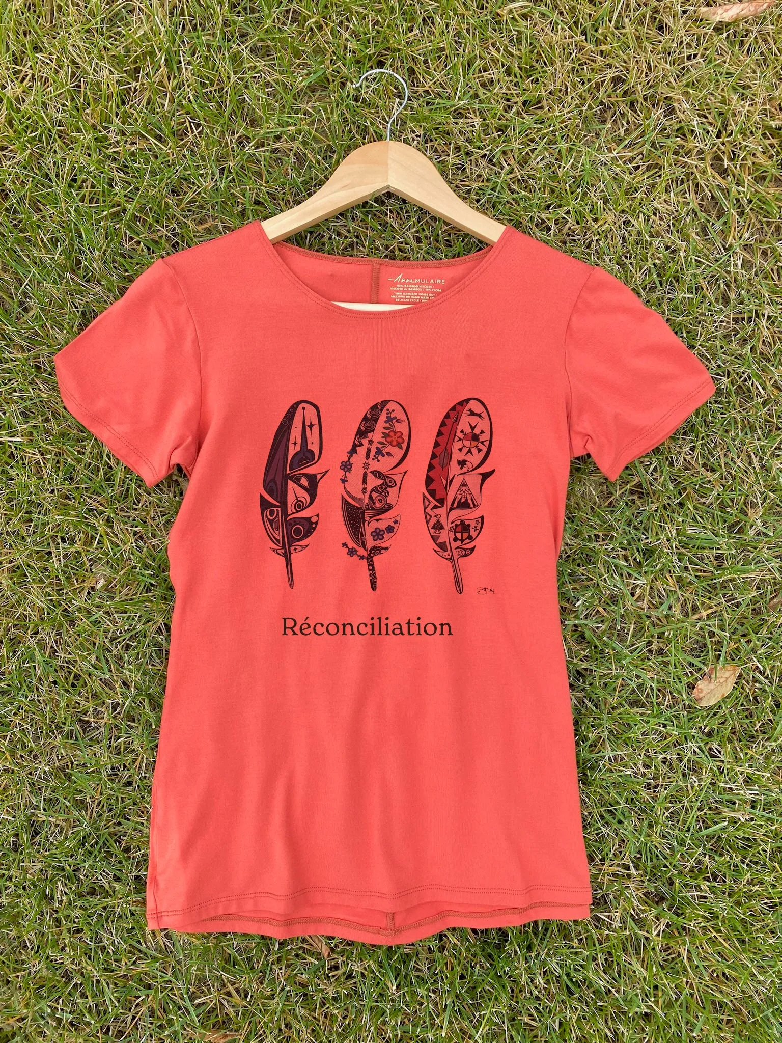 RECONCILIATION Bamboo Tees sold by Anne Mulaire product image thumbnail 2