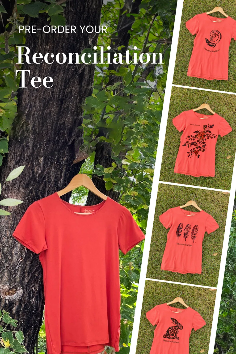 RECONCILIATION Bamboo Tees sold by Anne Mulaire
