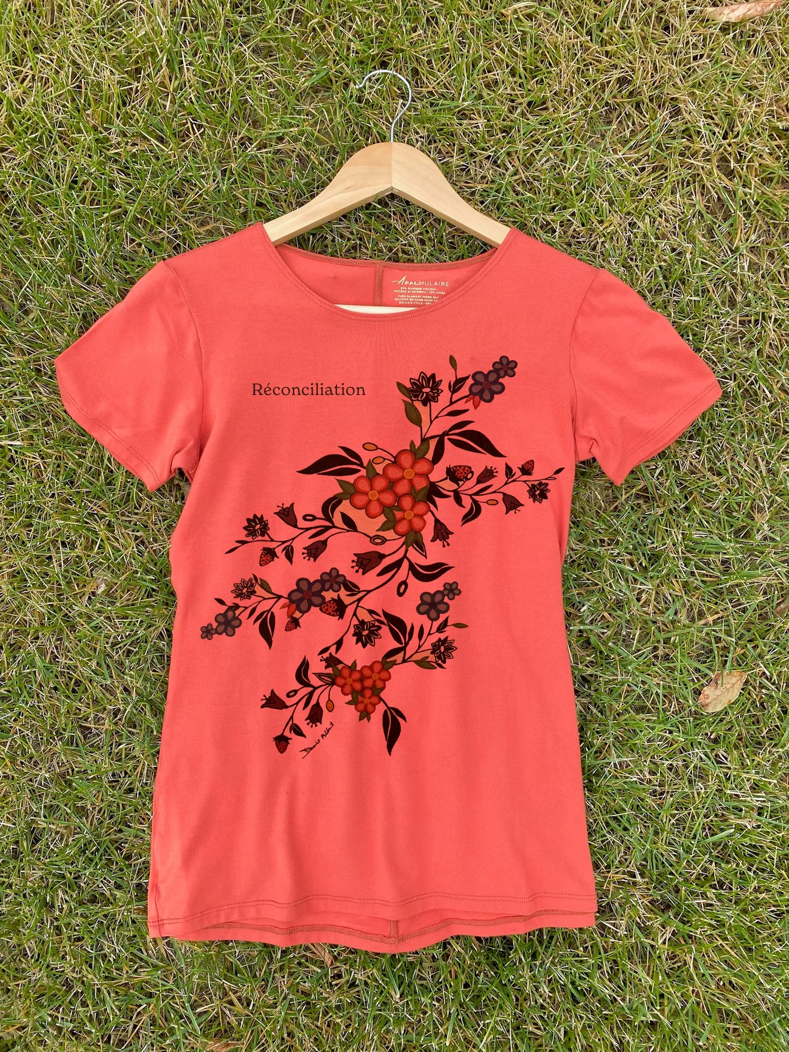 RECONCILIATION Bamboo Tees sold by Anne Mulaire product image thumbnail 3