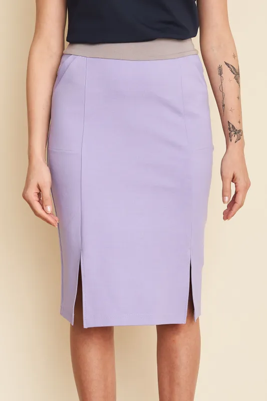 GREEN SALE - MARIETTE Skirt- lavendar sold by Anne Mulaire