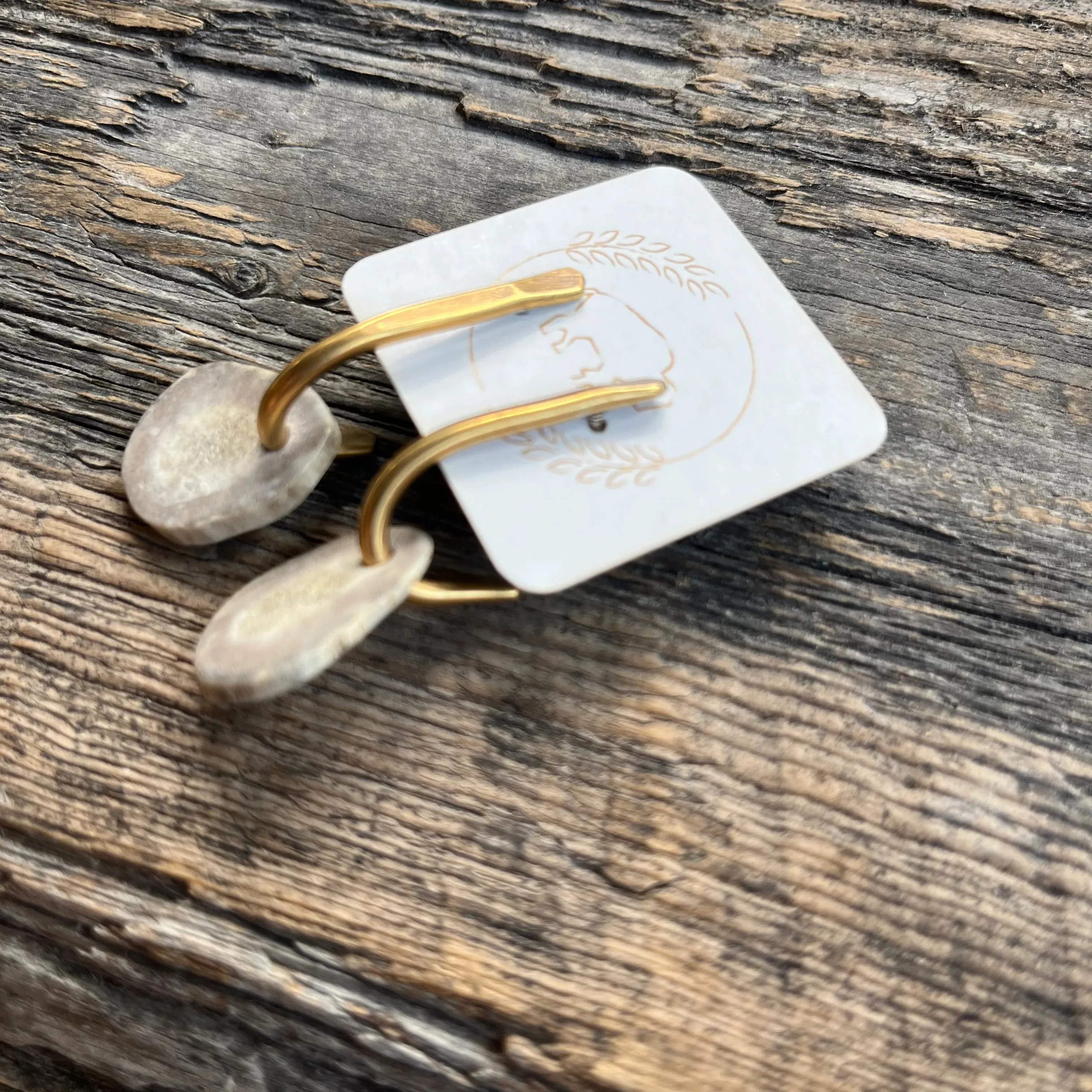 Sheppards Hook - Hook Stud Earrings- HR135 sold by Anne Mulaire product image thumbnail 2