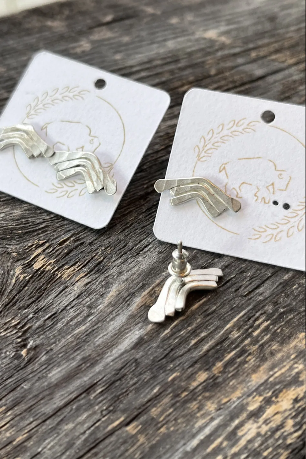 Sheppards Hook - Silver Rainbow Earrings - SRE01 sold by Anne Mulaire product image thumbnail 2