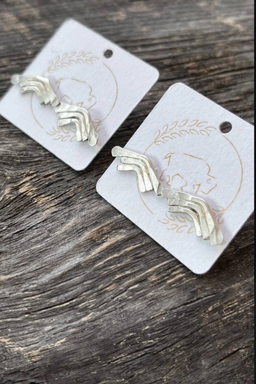 Sheppards Hook - Silver Rainbow Earrings - SRE01 sold by Anne Mulaire