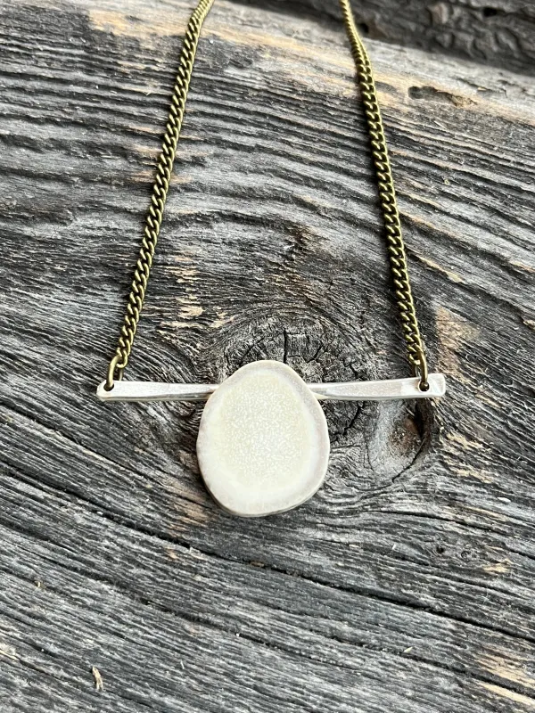 Sheppards Hook - Antler Bar Necklace- BAR113 sold by Anne Mulaire