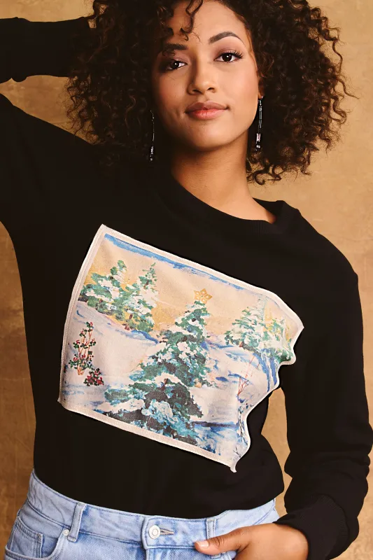 GREEN SALE - NOEL Crew Neck Sweater sold by Anne Mulaire