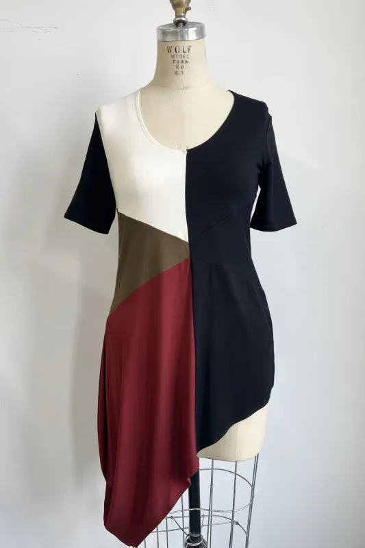 RESALE - ZW Tunic - XS/S / BlkMaroon sold by Anne Mulaire