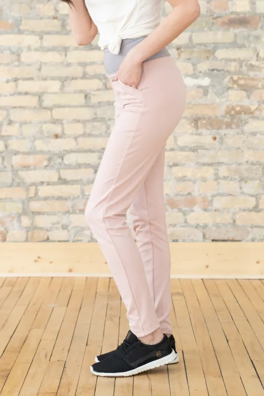 GREEN SALE - Chaplin Slim Pant- Blush sold by Anne Mulaire