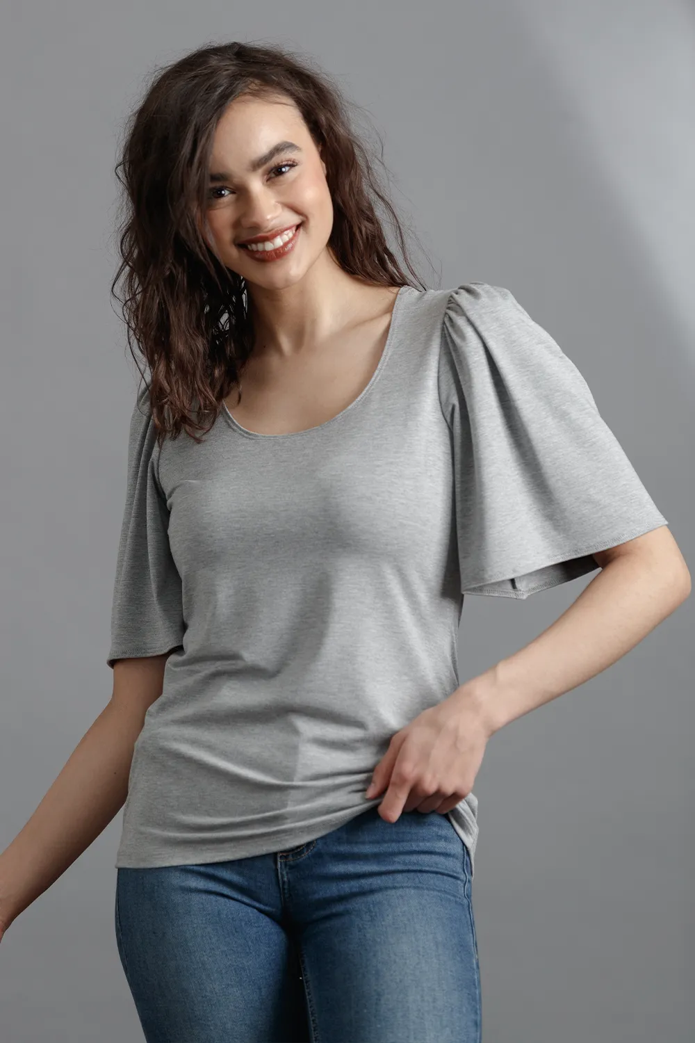 GREEN SALE - JOLENE Blouse sold by Anne Mulaire product image thumbnail 5