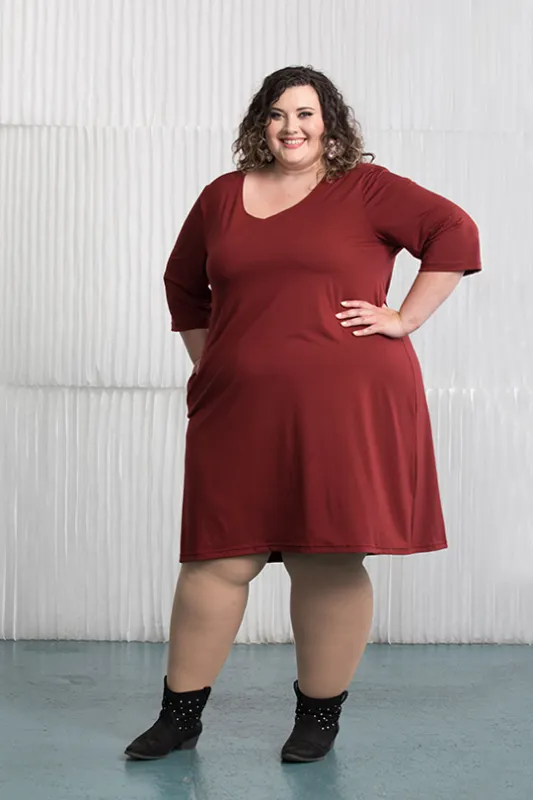 GREEN SALE - Freida Classic Dress / 4X sold by Anne Mulaire