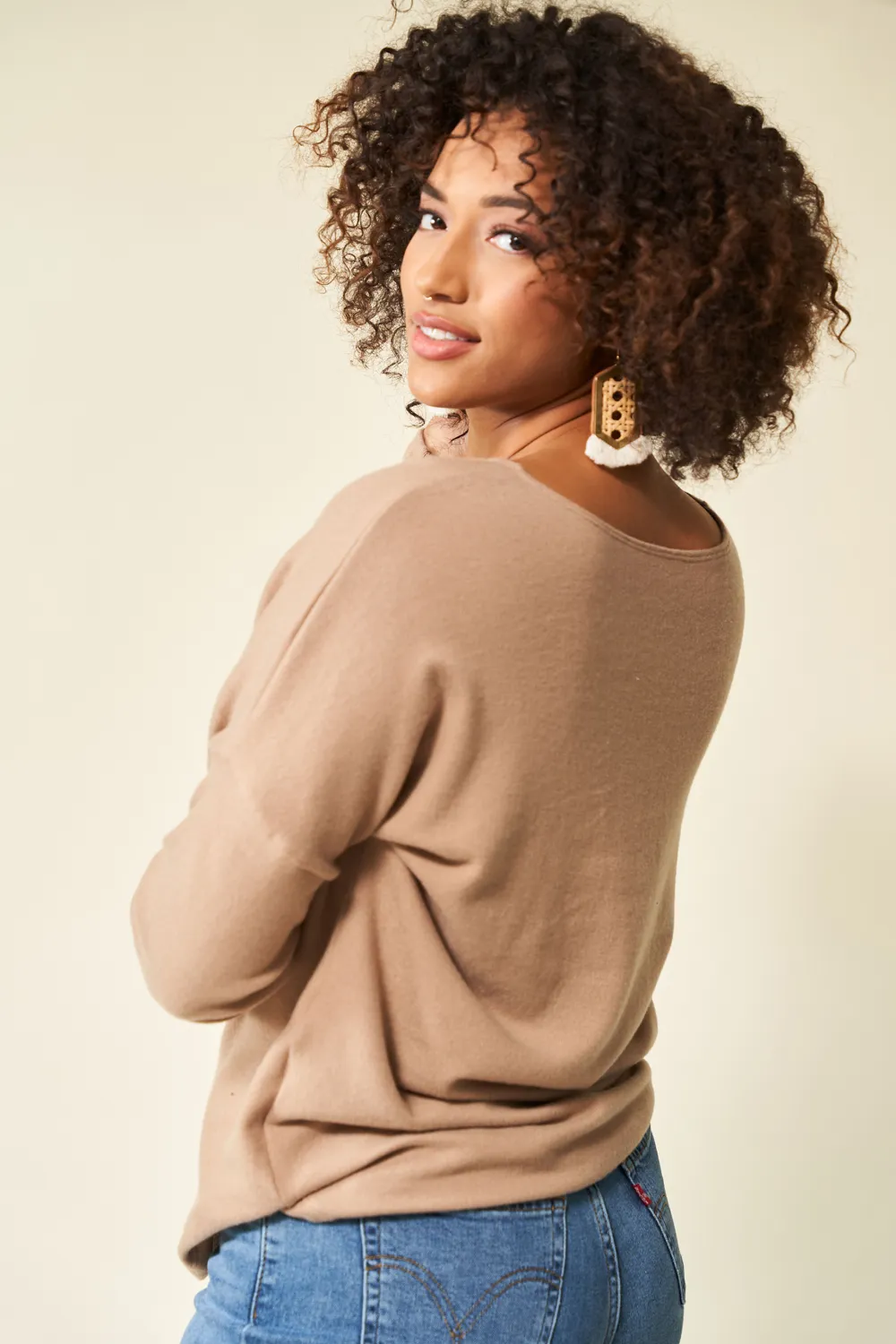 GREEN SALE - AURORA Sweater - 'vegan cashmere' TENCEL™ sold by Anne Mulaire product image thumbnail 2