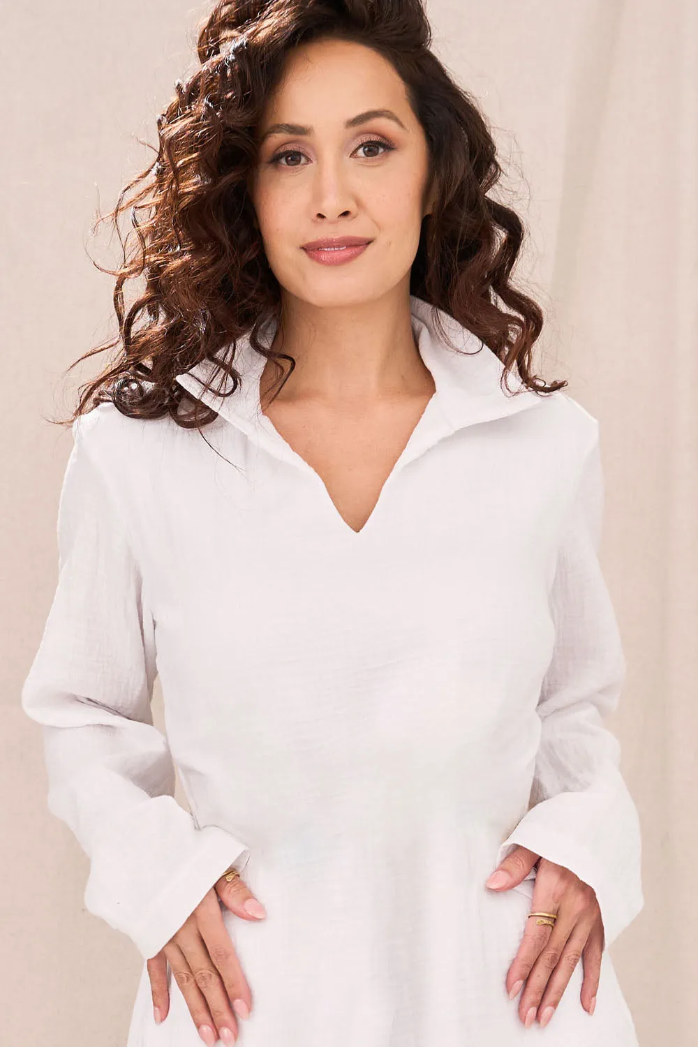 SOLEIL Sustainable Fabric Blouse sold by Anne Mulaire product image thumbnail 4