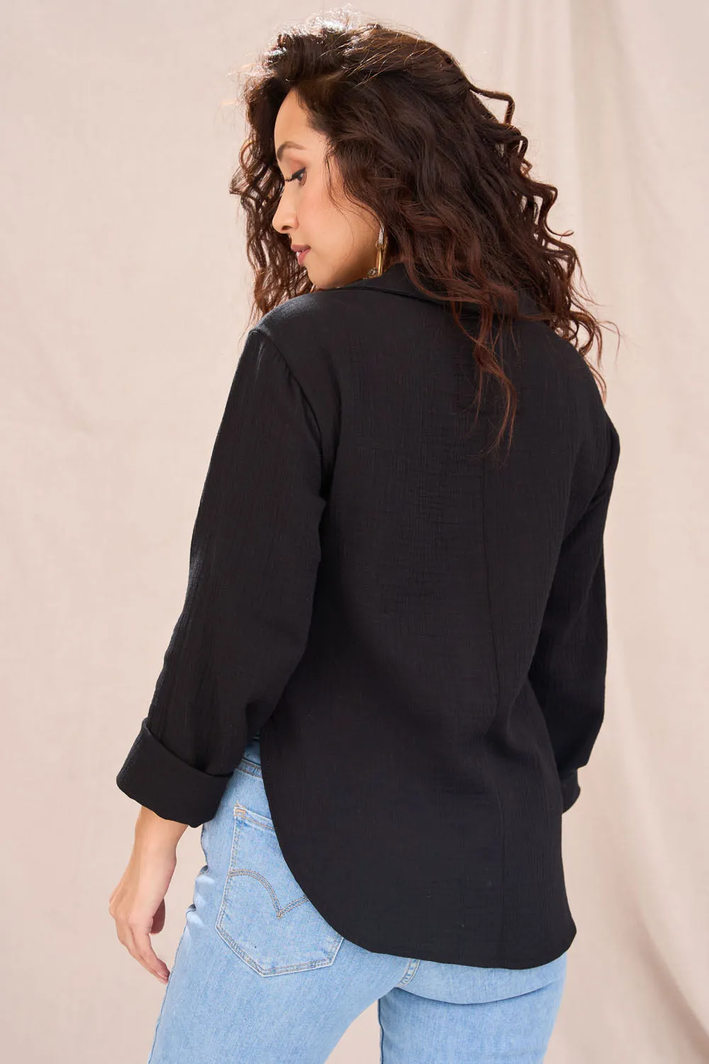 SOLEIL Sustainable Fabric Blouse sold by Anne Mulaire product image thumbnail 5