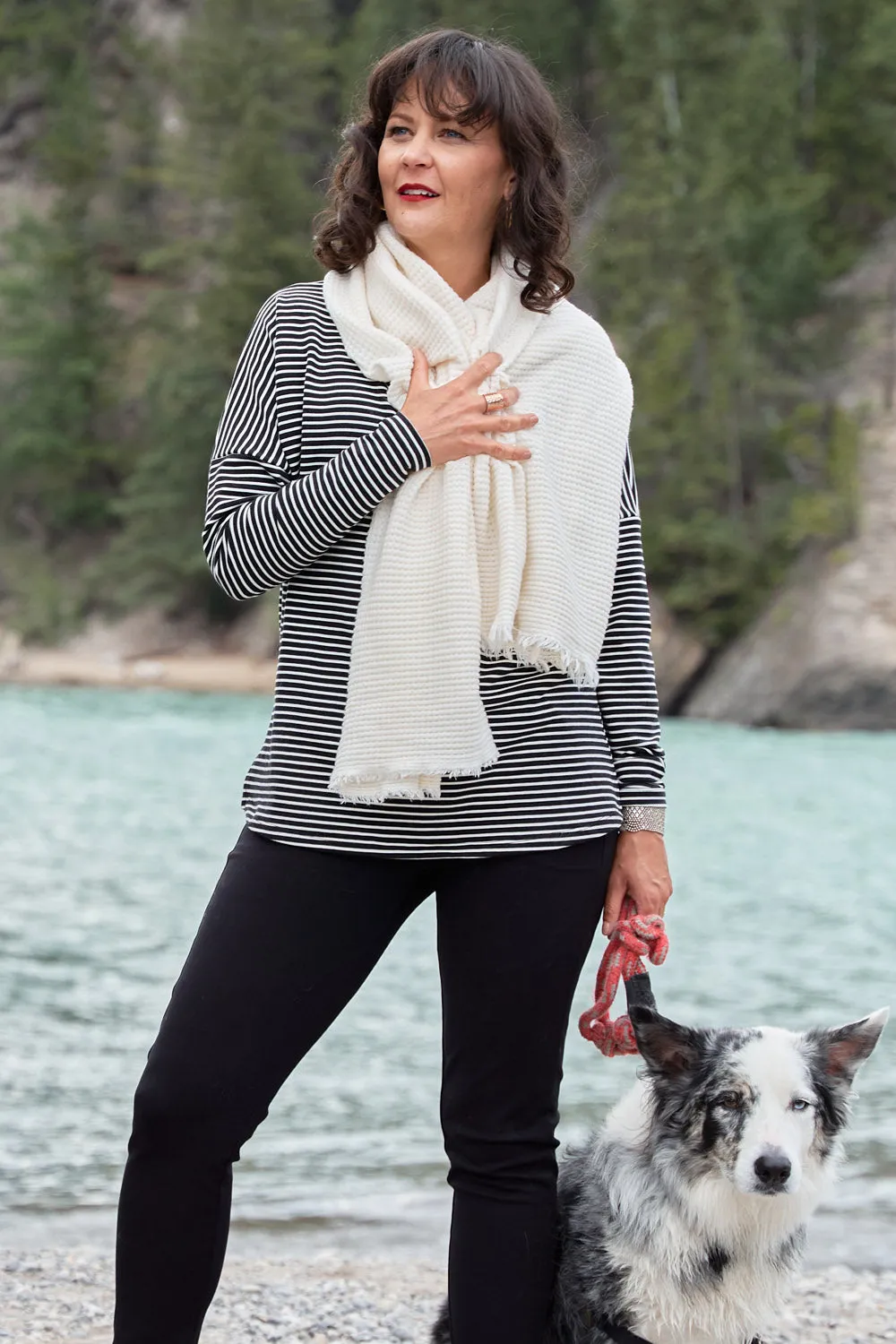 LUX Scarf - TENCEL™ 4 ways sold by Anne Mulaire product image thumbnail 4