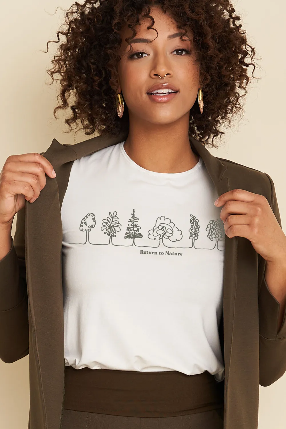 EARTH Bamboo T-Shirt sold by Anne Mulaire product image thumbnail 2