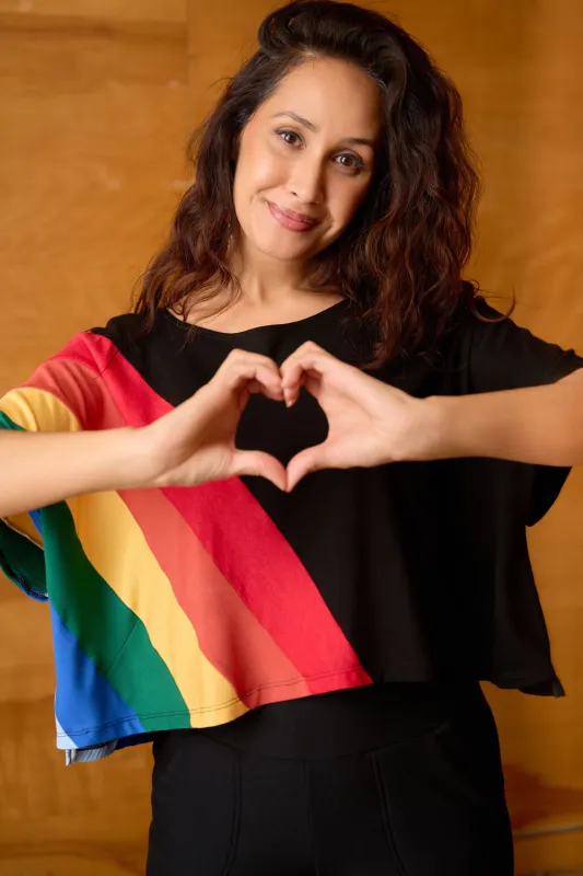 ZW RAINBOW Top sold by Anne Mulaire