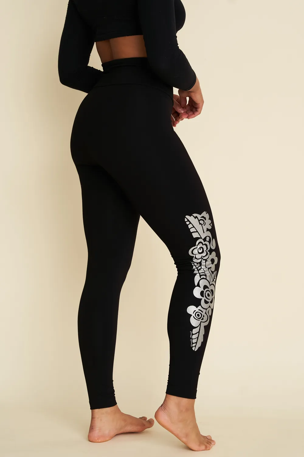 ALL SEASON Legging - Prairie Pride Flower sold by Anne Mulaire