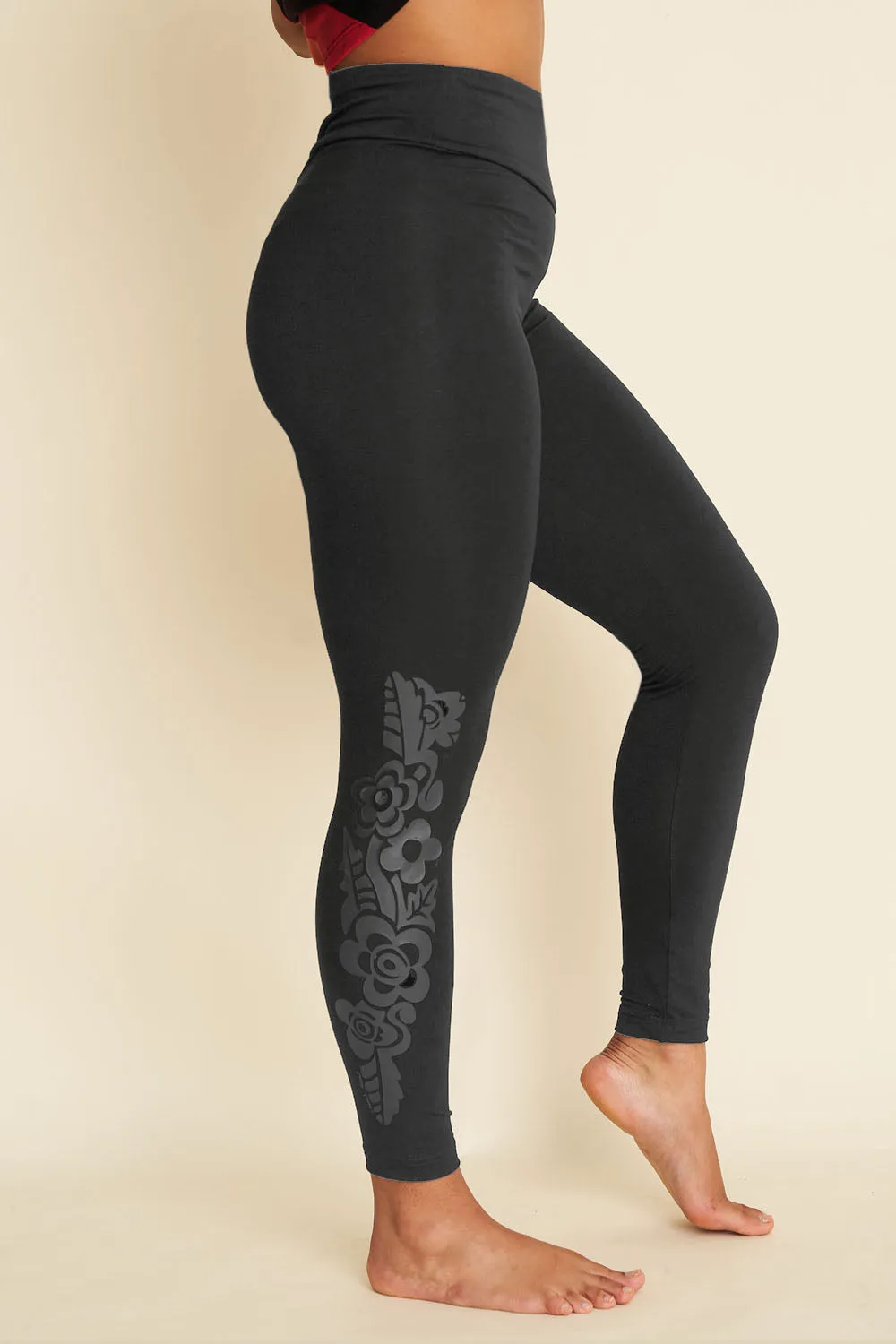 ALL SEASON Legging - Prairie Pride Flower sold by Anne Mulaire product image thumbnail 5