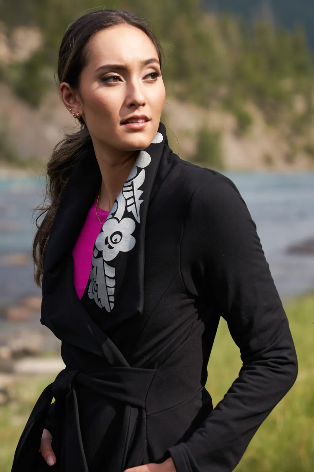 HERITAGE WRAP Jacket sold by Anne Mulaire