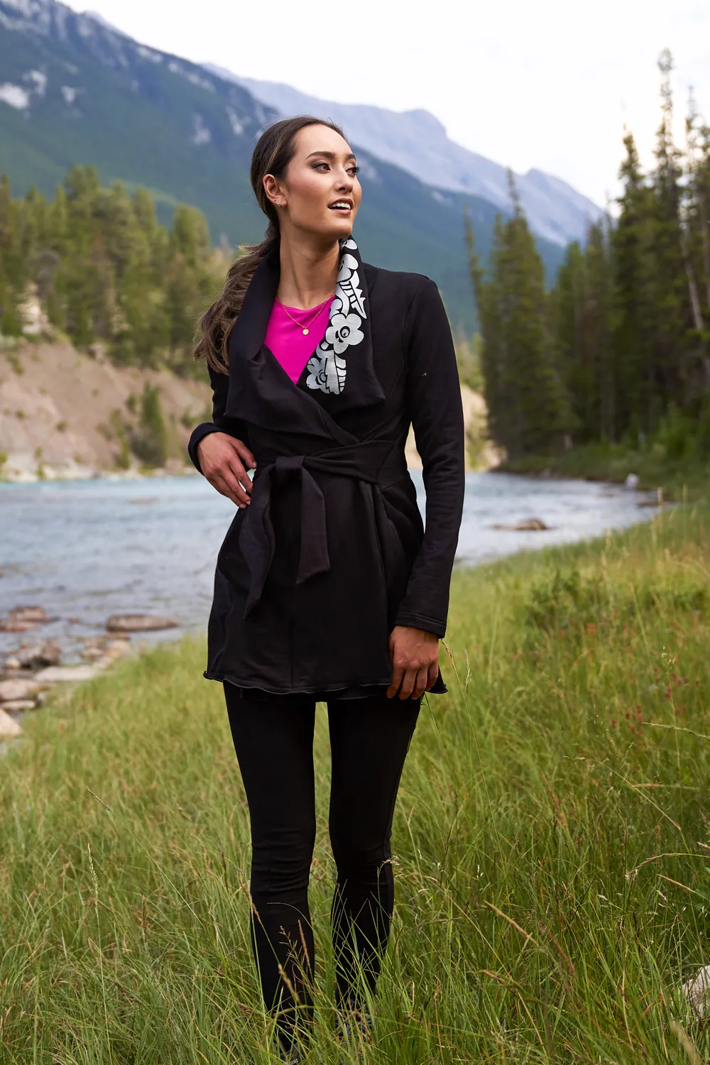 HERITAGE WRAP Jacket sold by Anne Mulaire product image thumbnail 3