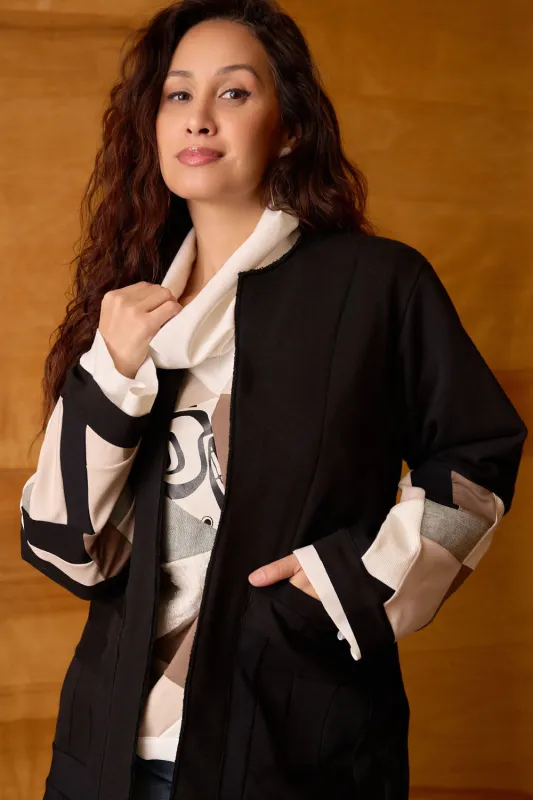 ZW Weave Cardi - S made by Anne Mulaire