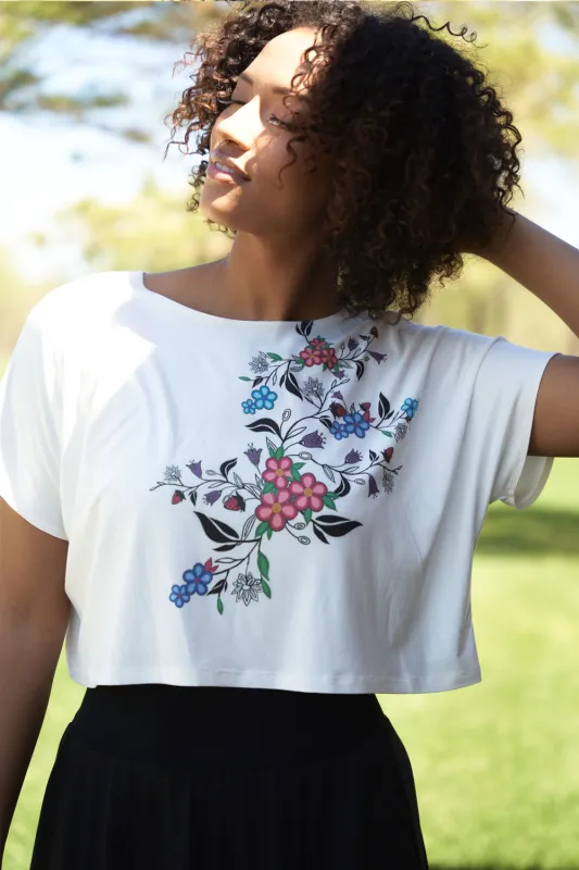 MÉTIS BLOOMS Crop Top sold by Anne Mulaire