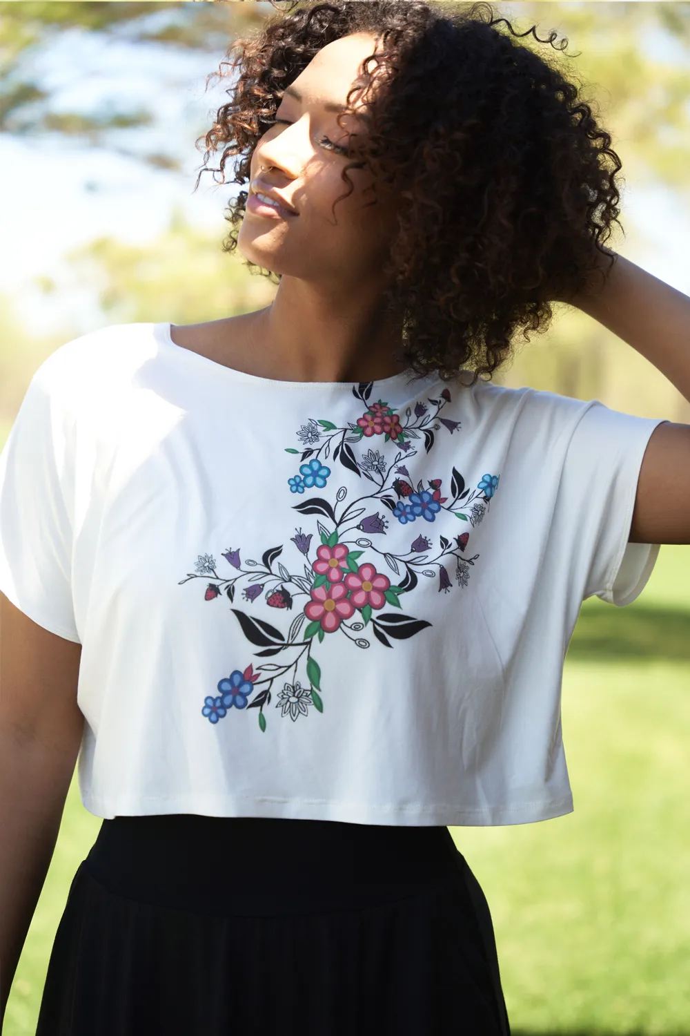 MÉTIS BLOOMS Crop Top sold by Anne Mulaire