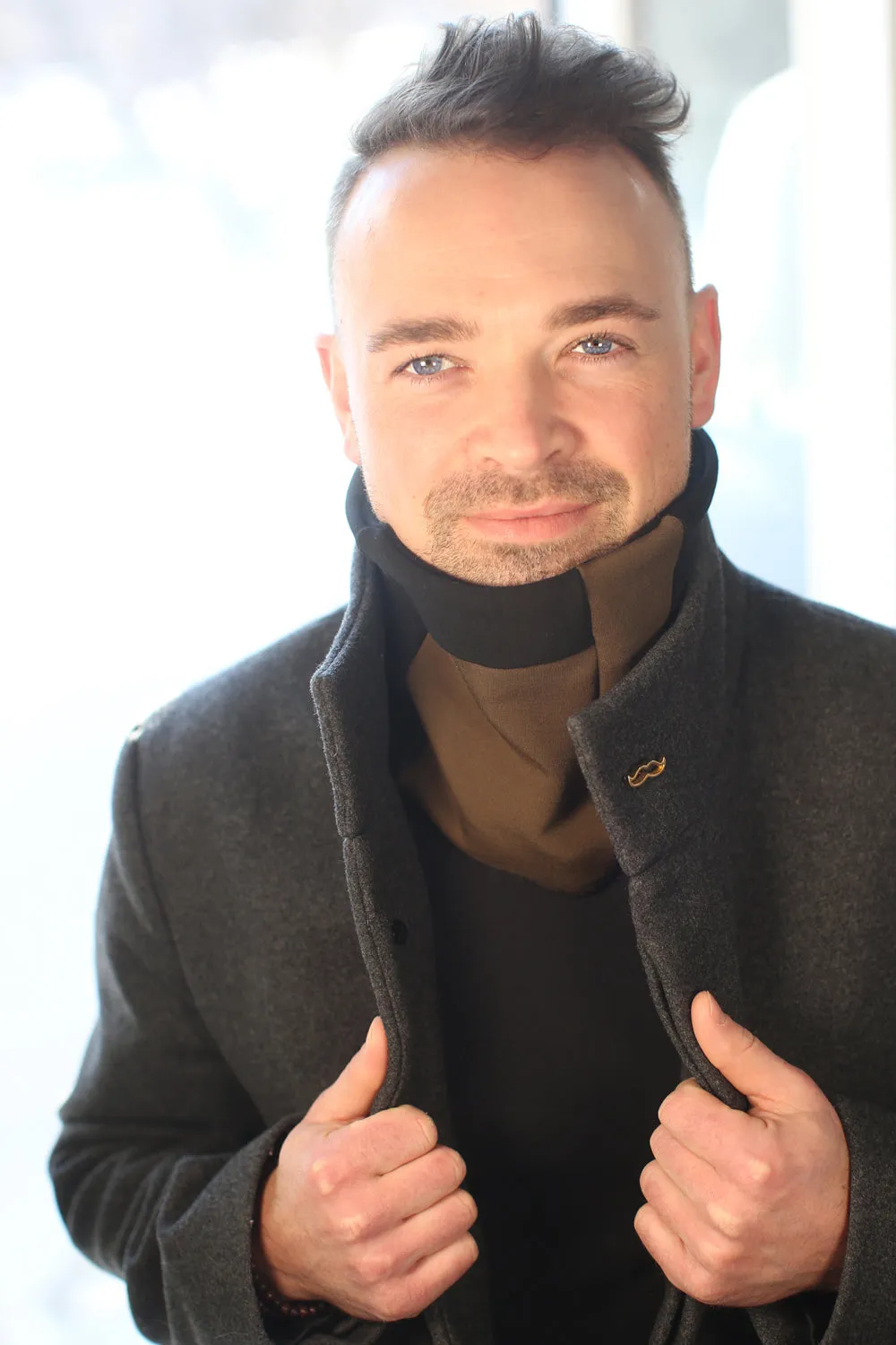 NECKWARMER- Bamboo Fleece sold by Anne Mulaire product image thumbnail 3