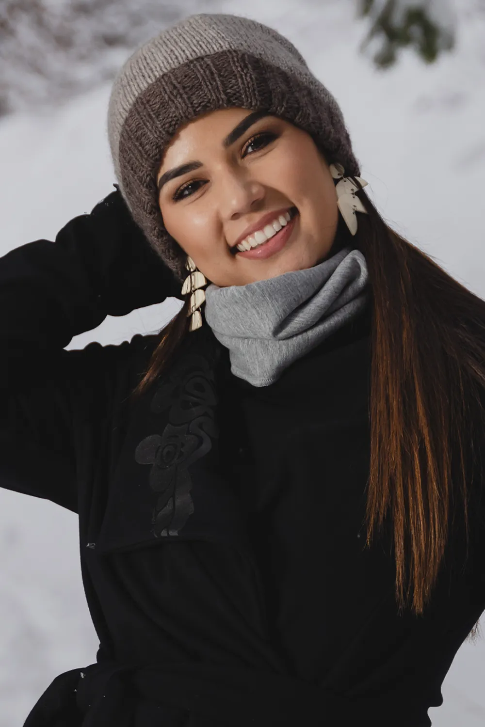 NECKWARMER- Bamboo Fleece sold by Anne Mulaire product image thumbnail 5