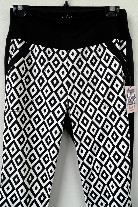 RESALE - Champagne Pants- Diamond print - XS sold by Anne Mulaire