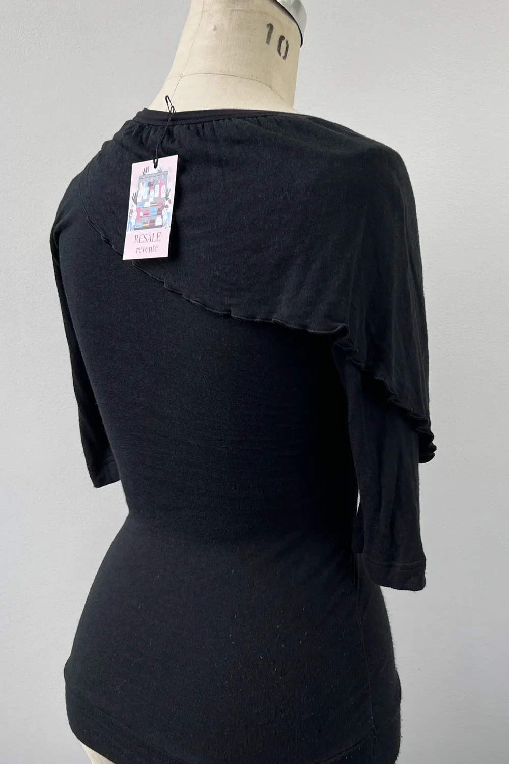 RESALE - Bella Top - Black - S sold by Anne Mulaire product image thumbnail 3