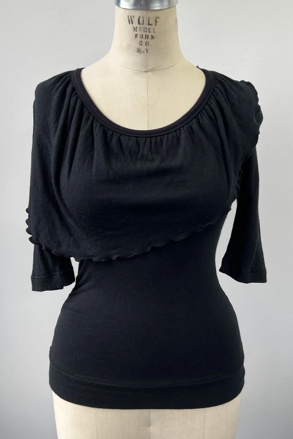 RESALE - Bella Top - Black - S sold by Anne Mulaire