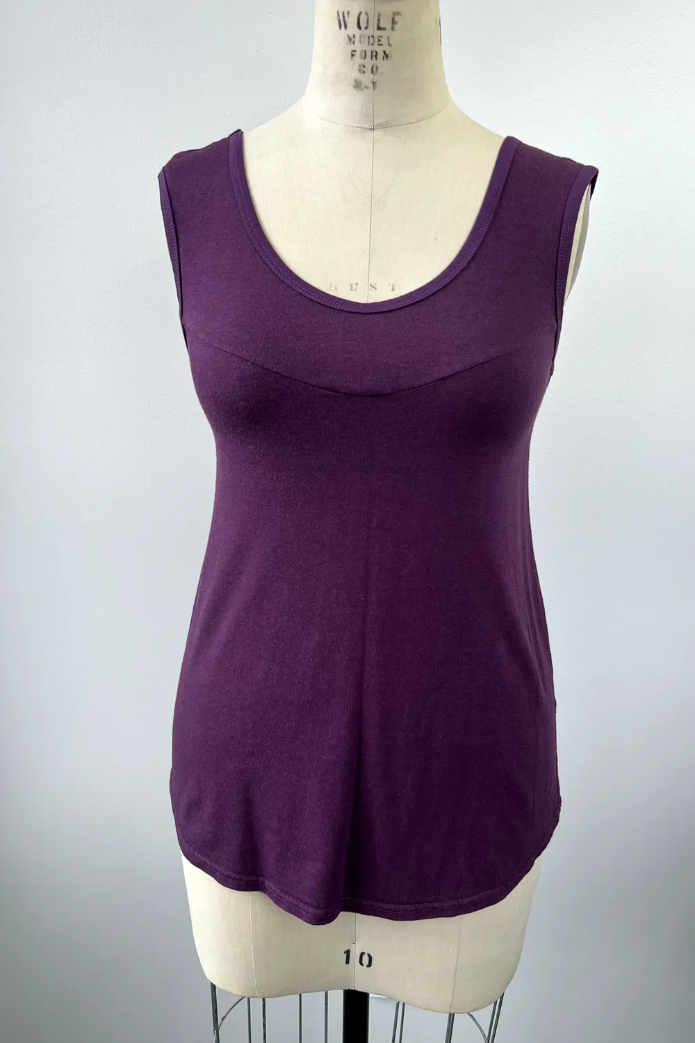 RESALE - Molina Cami - S- Eggplant -RE263 sold by Anne Mulaire