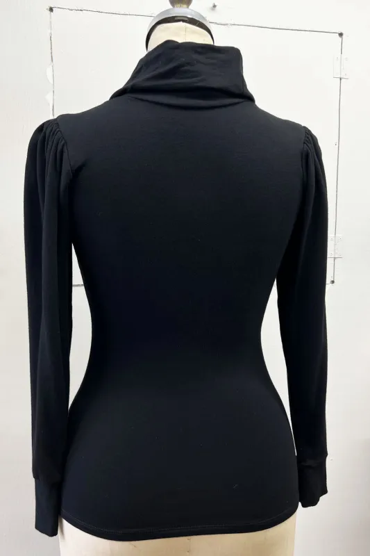 RESALE -Rebelle Sweater - XXS -Black- RE336 sold by Anne Mulaire