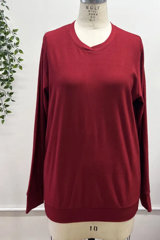 RESALE -Classic Sweater- Tunic M- Scarlet- RE306 sold by Anne Mulaire