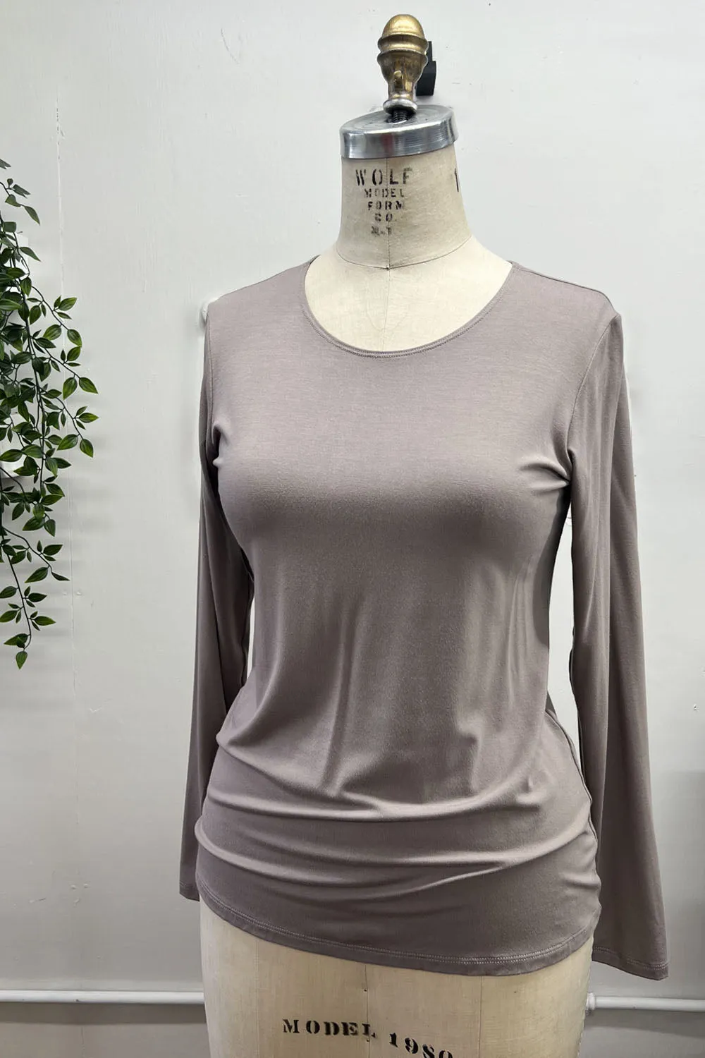 RESALE -Classic Long sleeve- S- Oyster- RE301 sold by Anne Mulaire