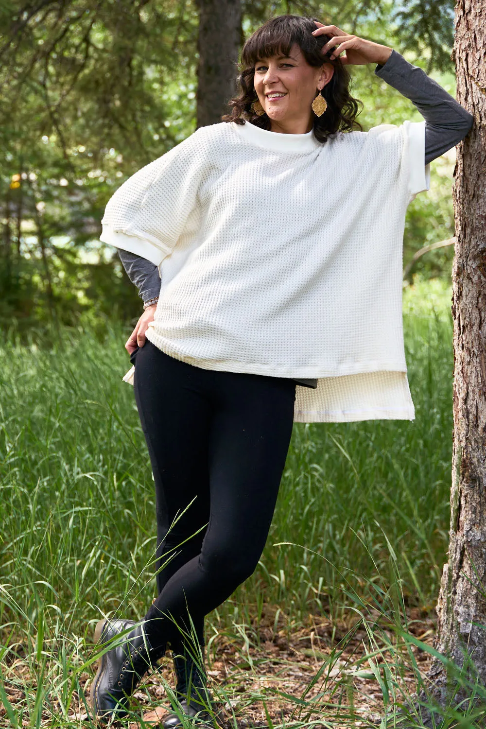 GREEN SALE - MAGNOLIA Oversize Tunic sold by Anne Mulaire product image thumbnail 4