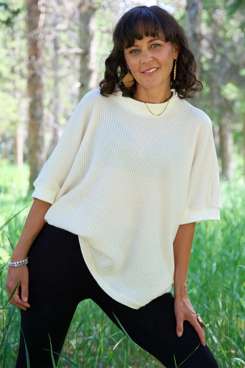 GREEN SALE - MAGNOLIA Oversize Tunic sold by Anne Mulaire