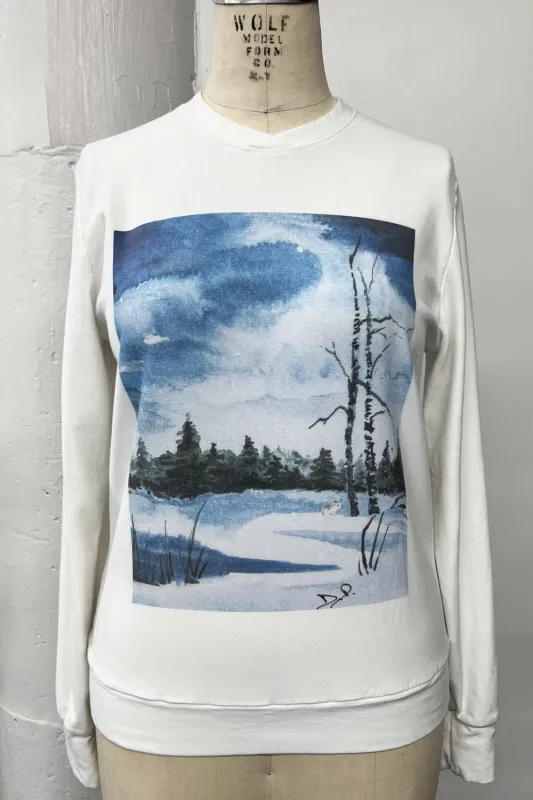 RESALE -Winter Sweater- Cream- M- RE447 sold by Anne Mulaire