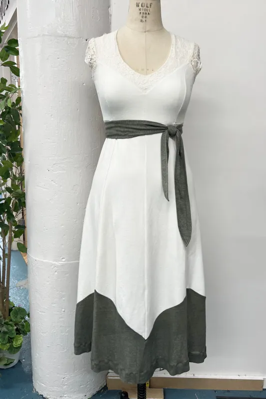 RESALE -Lace Dress- Cream- S- RE435 sold by Anne Mulaire