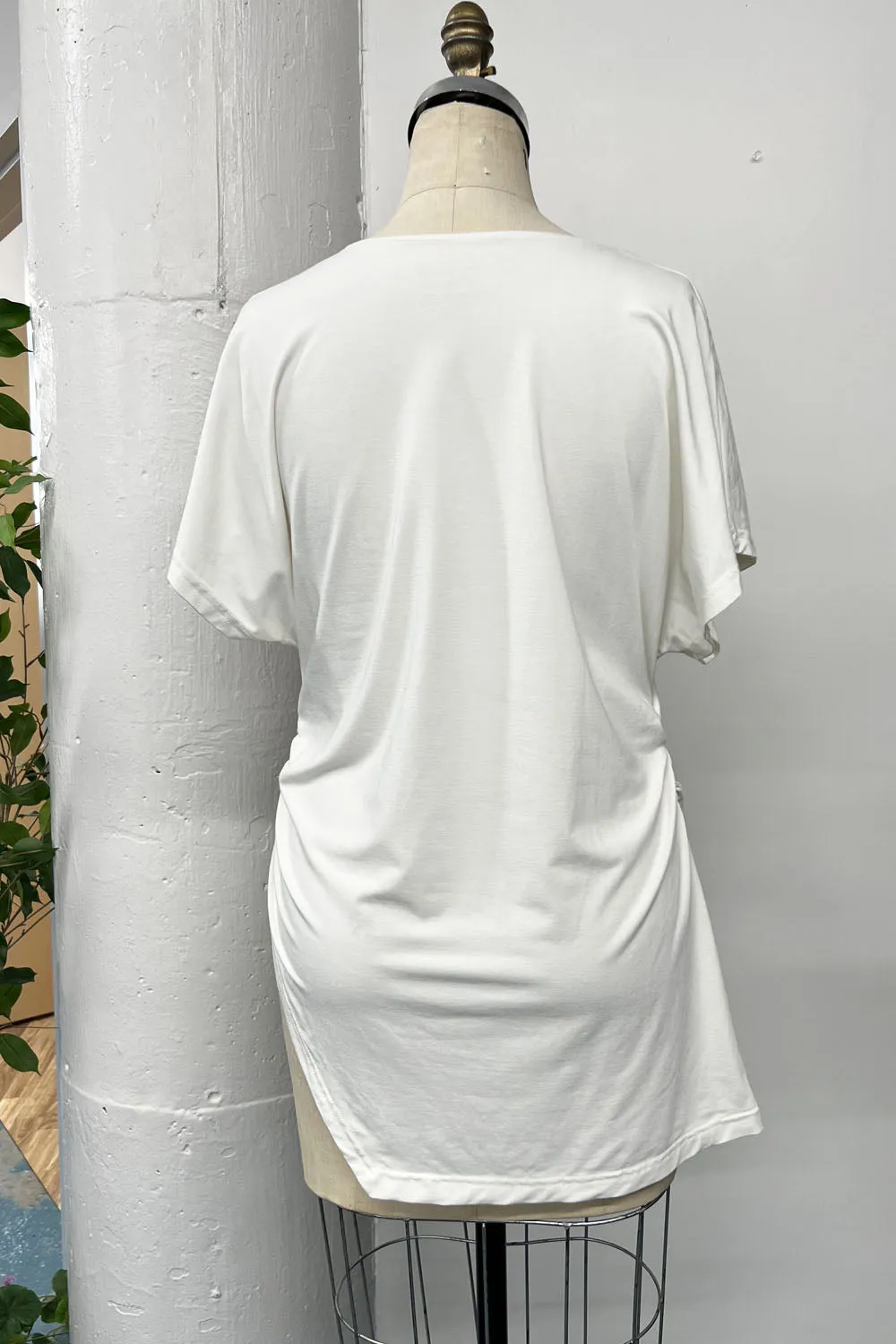 RESALE - Blouson Tunic- Cream- M/L - RE421 sold by Anne Mulaire product image thumbnail 4