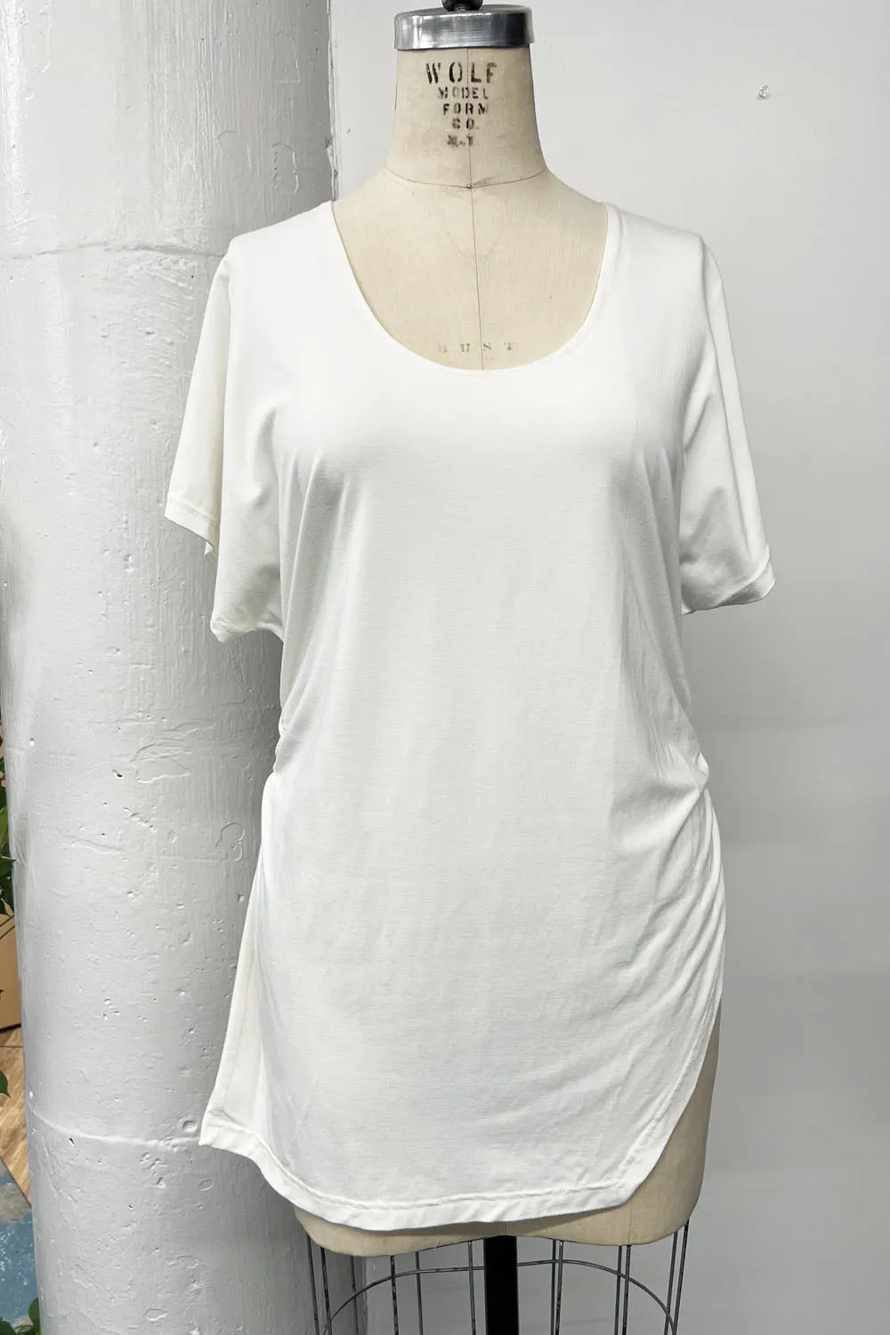 RESALE - Blouson Tunic- Cream- M/L - RE421 sold by Anne Mulaire product image thumbnail 2