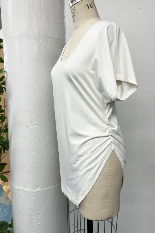 RESALE - Blouson Tunic- Cream- M/L - RE421 sold by Anne Mulaire