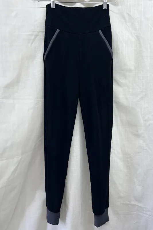 RESALE - Bamboo Fleece Pants - S -Black- RE374 sold by Anne Mulaire